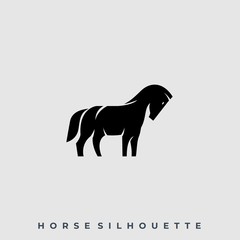 Abstract Horse Illustration Vector Template