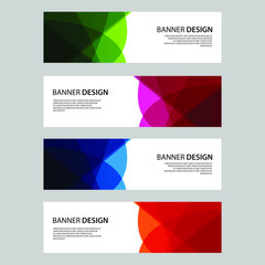 Vector Abstract design banner web template
