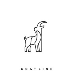 Goat Abstract Illustration Vector Template