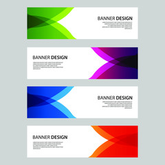 Vector Abstract design banner web template