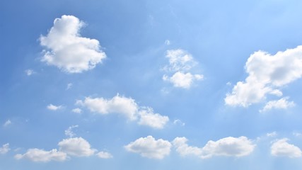 blue sky with clouds