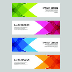 Fototapeta premium Vector Abstract design banner web template