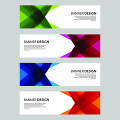 Fototapeta premium Vector Abstract design banner web template