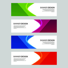 Vector Abstract design banner web template