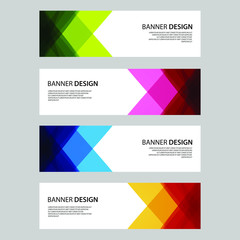 Fototapeta premium Vector Abstract design banner web template