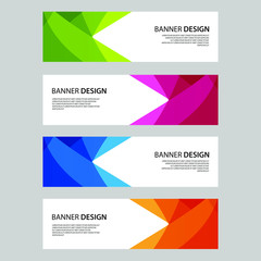 Fototapeta premium Vector Abstract design banner web template