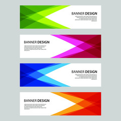 Vector Abstract design banner web template