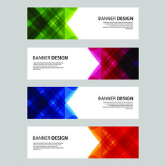 Vector Abstract design banner web template