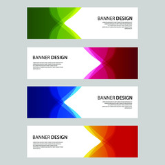 Vector Abstract design banner web template