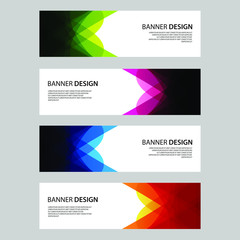 Vector Abstract design banner web template