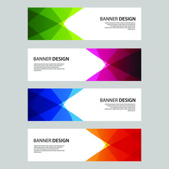 Vector Abstract design banner web template