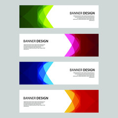 Vector Abstract design banner web template