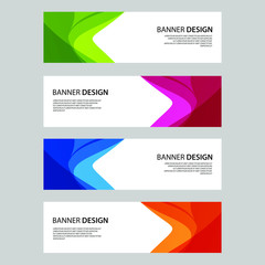 Vector Abstract design banner web template