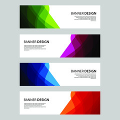 Vector Abstract design banner web template