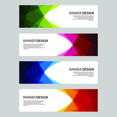 Vector Abstract design banner web template