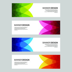 Vector Abstract design banner web template