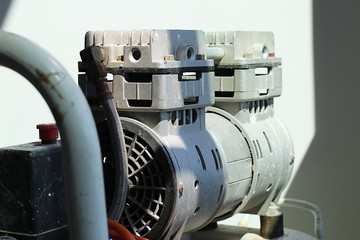 Obraz premium Close up deatil of air compressor