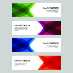 Fototapeta premium Vector Abstract design banner web template