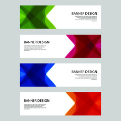 Fototapeta premium Vector Abstract design banner web template