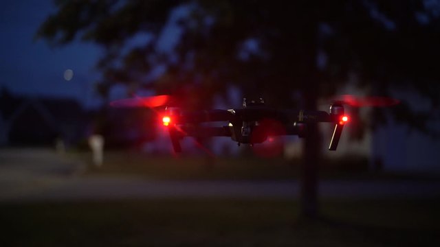 Drove Hovering At Night