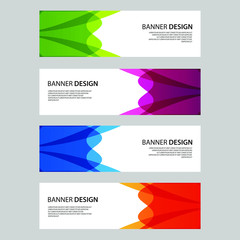 Vector Abstract design banner web template