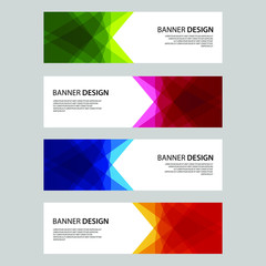 Fototapeta premium Vector Abstract design banner web template
