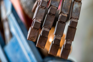 UMC Complex-Bangkok: 5 December 2019, atmosphere within the community mall, with a robot model for tourists or customers to visit, in the area of Udom Suk, Srinakarin, Thailand.