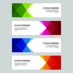 Fototapeta premium Vector Abstract design banner web template