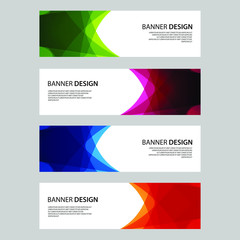 Vector Abstract design banner web template