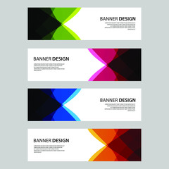 Vector Abstract design banner web template