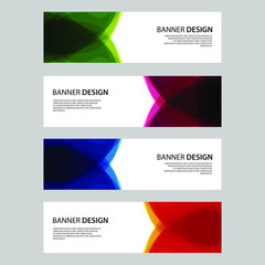 Vector Abstract design banner web template