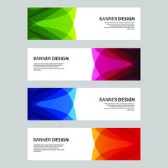 Vector Abstract design banner web template