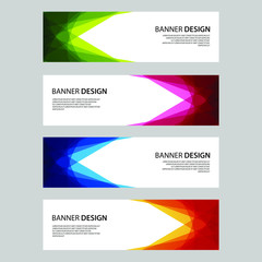 Vector Abstract design banner web template
