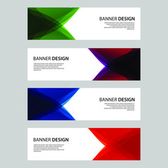 Fototapeta premium Vector Abstract design banner web template
