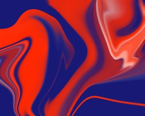 Abstract background red and blue colour are melting  and mixing to layer wave.