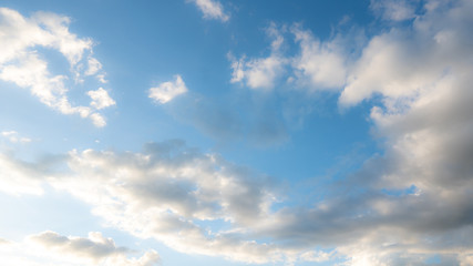 blue sky with cloud in sunshine day.
