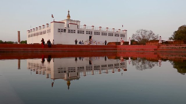 Buddhist pilgrimage site on Nepal- India border