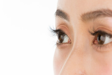 Obraz premium まつげのクローズアップ