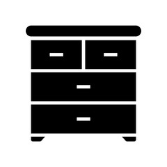 drawer, cabinet, furniture icon