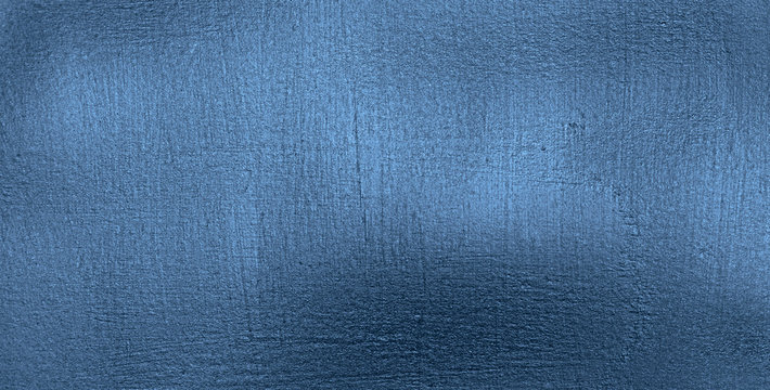 Classic blue metallic background. 2020 year color textured surface