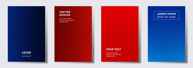 Geometric lines patterns with edges, angles.