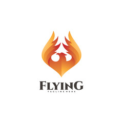 Bird Eagle Falcon Hawk Phoenix Wing Logo Icon