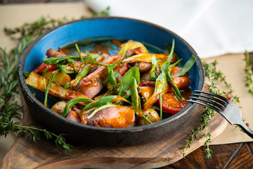chicken with vegetables
