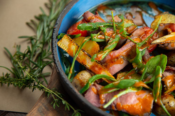 chicken with vegetables