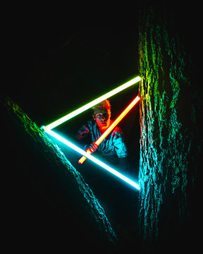 Light Saber Neon Forest Plasma