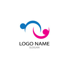 comunity people and busines logo vector