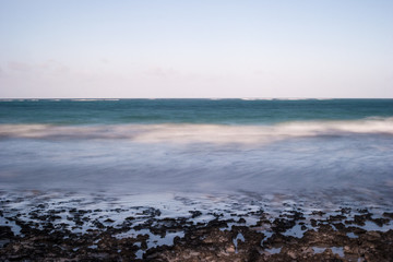 Indian ocean beach in Kenya just south of Mombasa