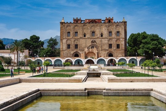 La Zisa in Palermo, one of the best preserved Norman castles in Sicily