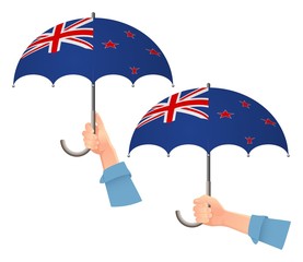 New Zealand flag umbrella