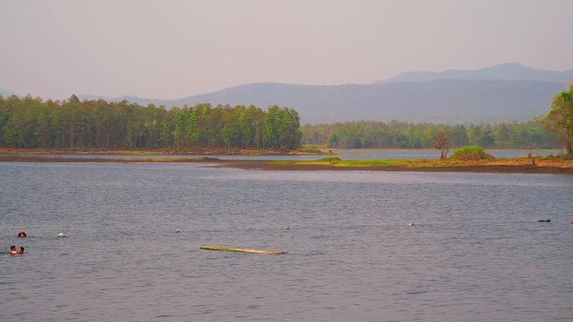 4K video of natural view in Mae Puem national park, Thailand.